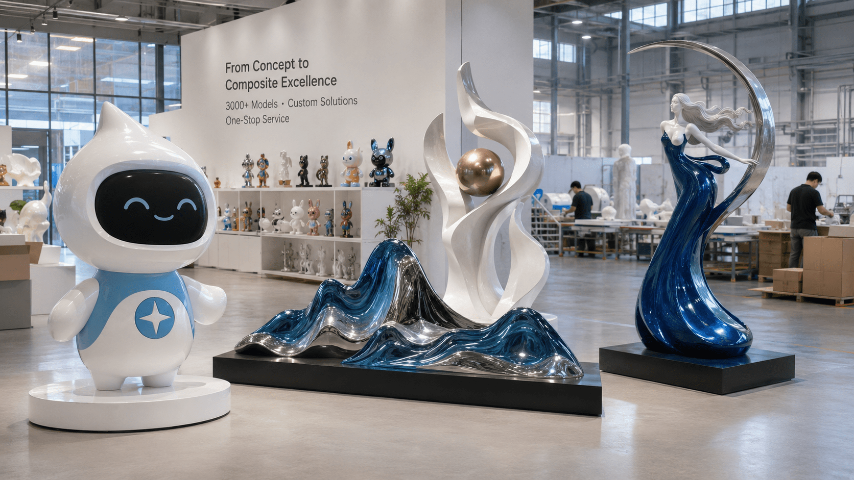 Ready-made and custom FRP sculptures