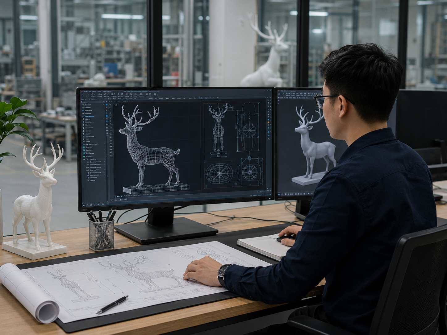 3D modeling and drawing confirmation