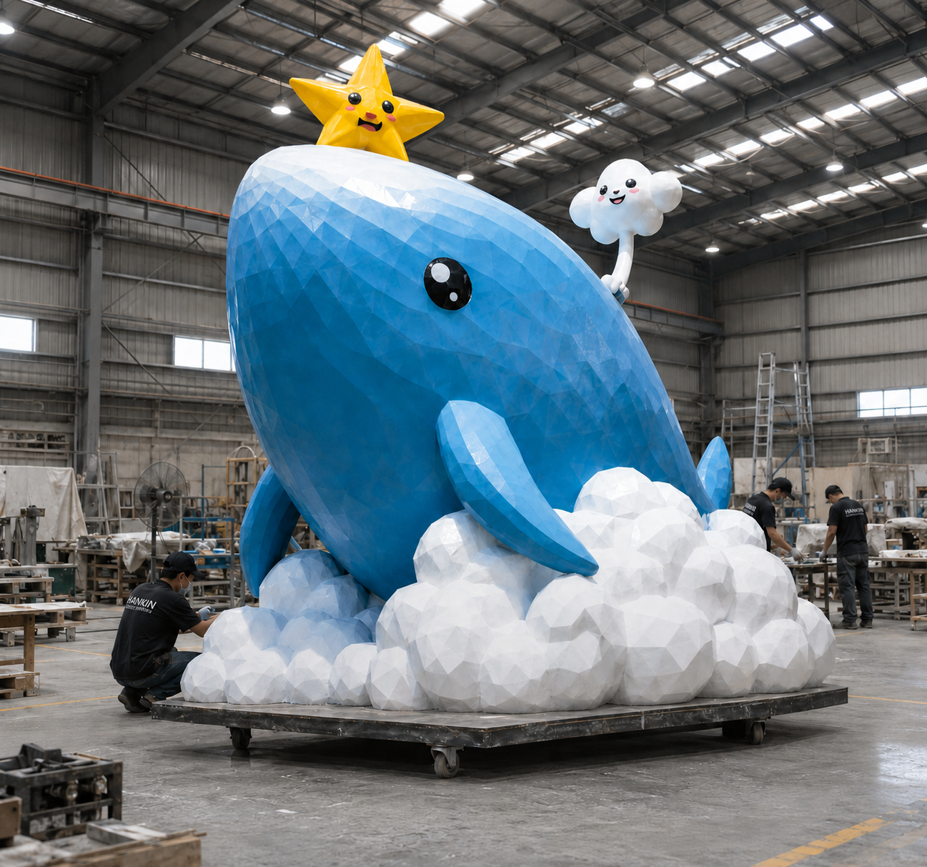 Custom FRP composite sculpture manufacturing in Vietnam