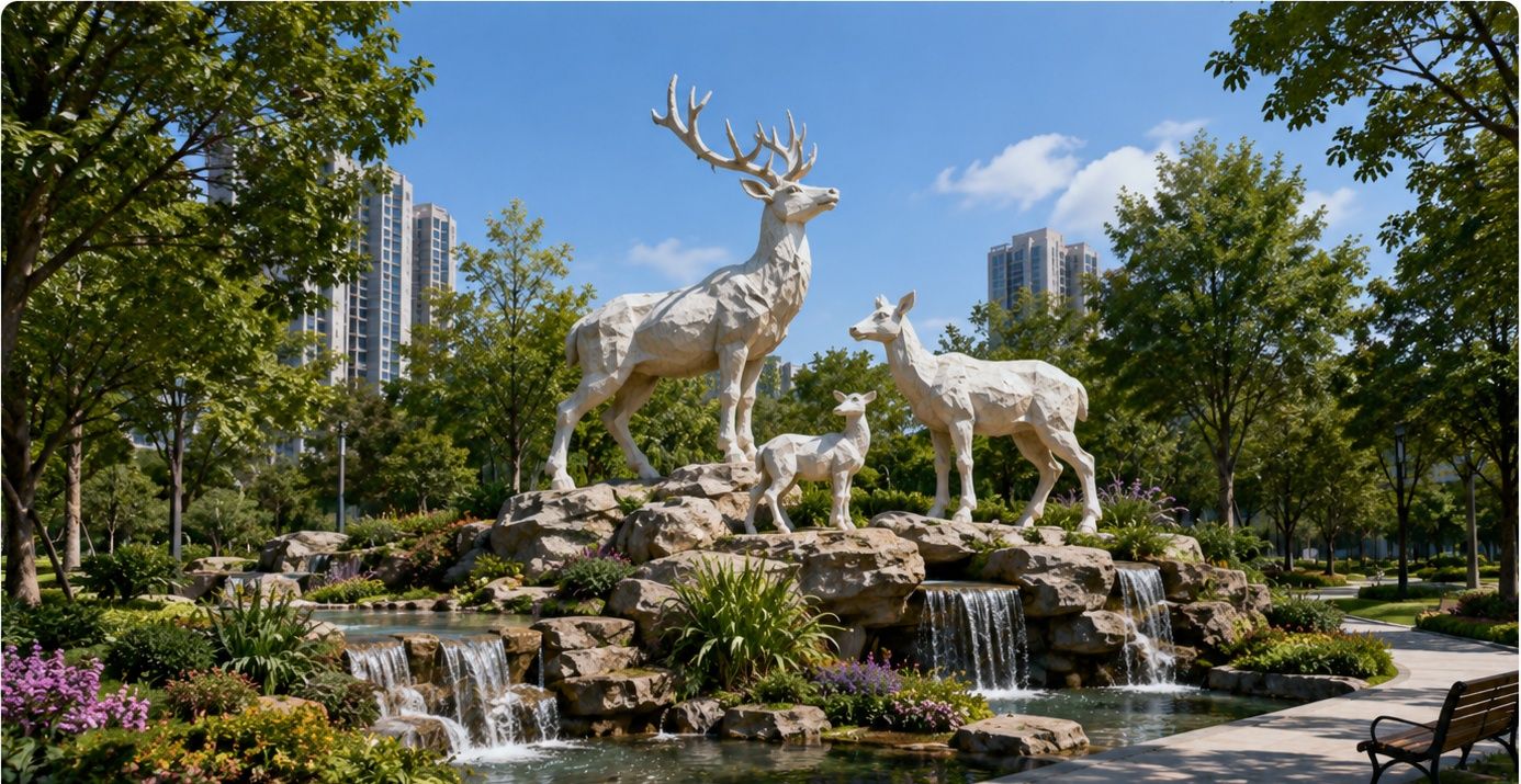 Landscape and park FRP sculpture project